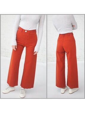 Jesse Kamm Sailor Pants Iron Oxide Rust Orange Medium